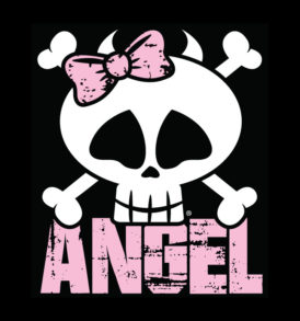 Girl Power Angel Tee Logo