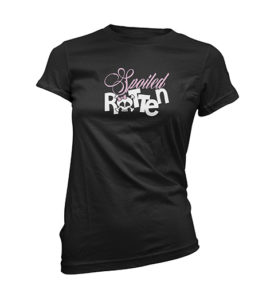 Girl Power Spoiled Rotten Black Tee