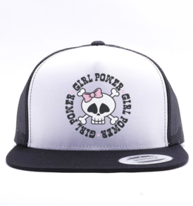 Girl Power Black and White Trucker Hat
